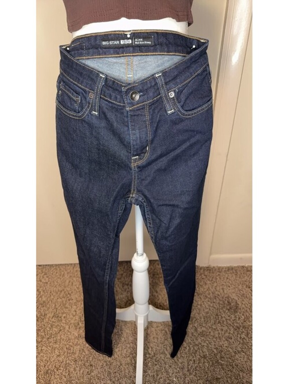 Big Star 1974 Alex Mid Rise Skinny Jeans
